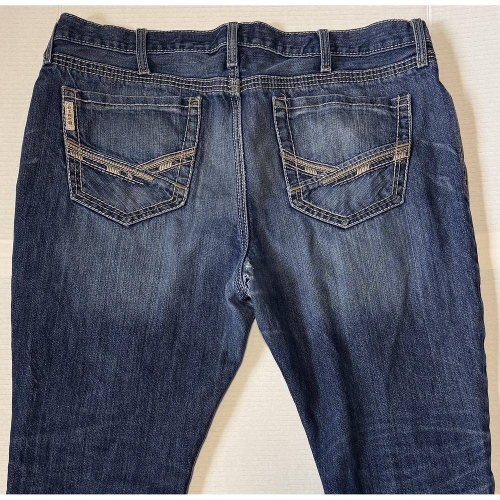 CINCH IAN - Men's Slim Fit Bootcut Denim Blue Jeans - MB69036001 - Size‎ 38x38